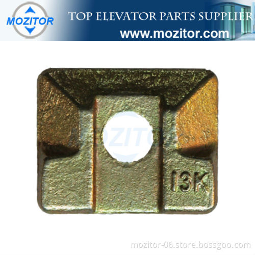 Elevator guide rail clip|installation rail clip|casting rail clip